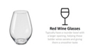 Red Vanilla Saloma Stemless Red Wine Glass 19.5 Oz, Set of 6